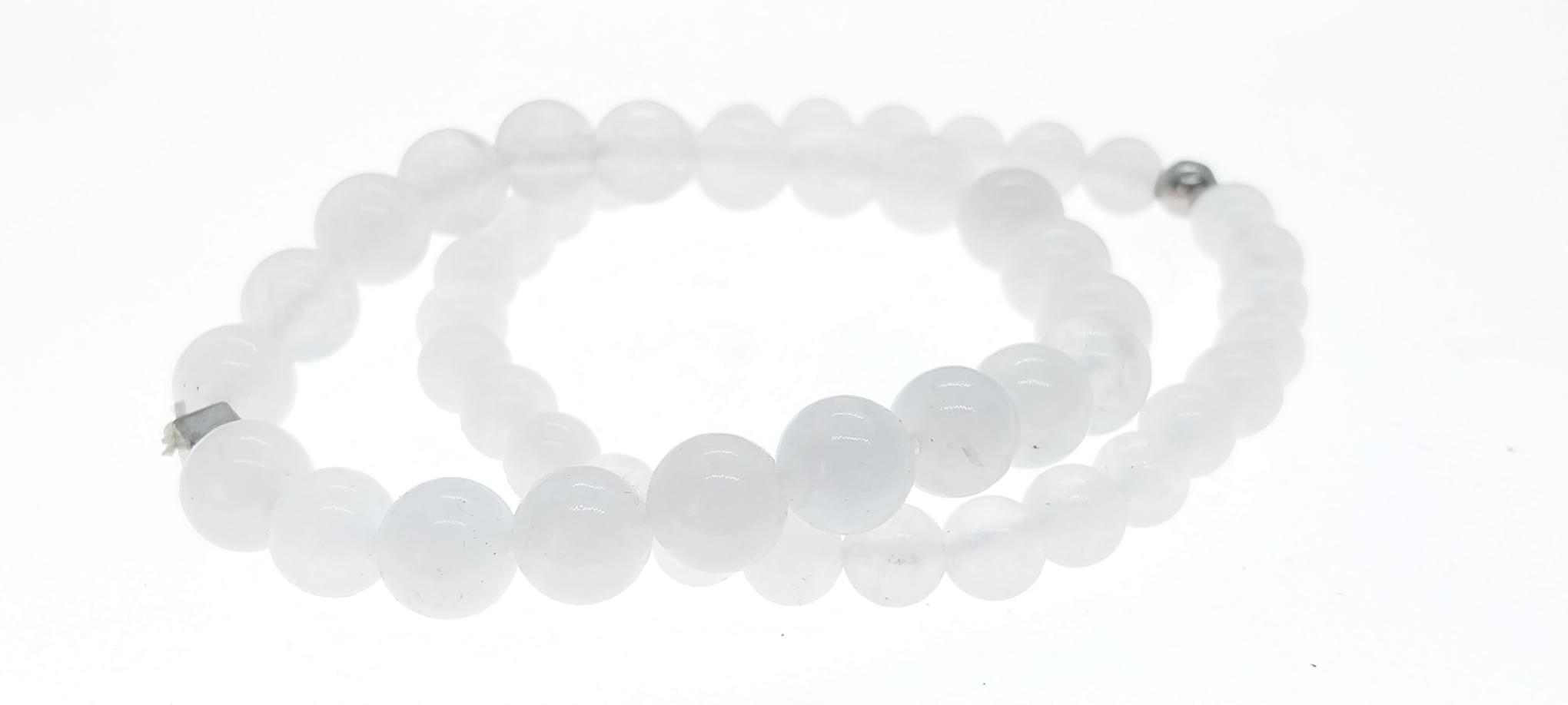 Pulsera de Cuarzo Blanco